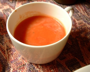 夏向け　バーミックスで簡単トマトスープ
