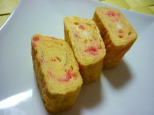 お弁当にどうぞ 旦那が好きな紅しょうがの卵焼き レシピ 作り方 By かもめのタマゴ 楽天レシピ