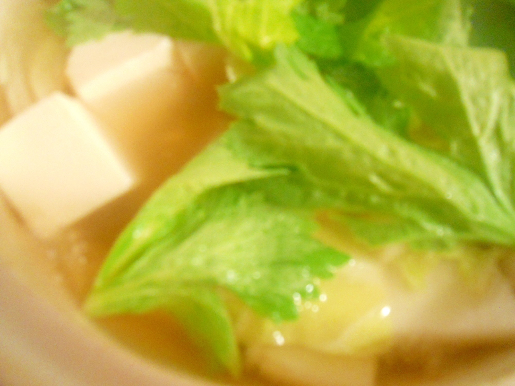 コンソメで♪　白菜＆セロリ＆豆腐のシンプル鍋