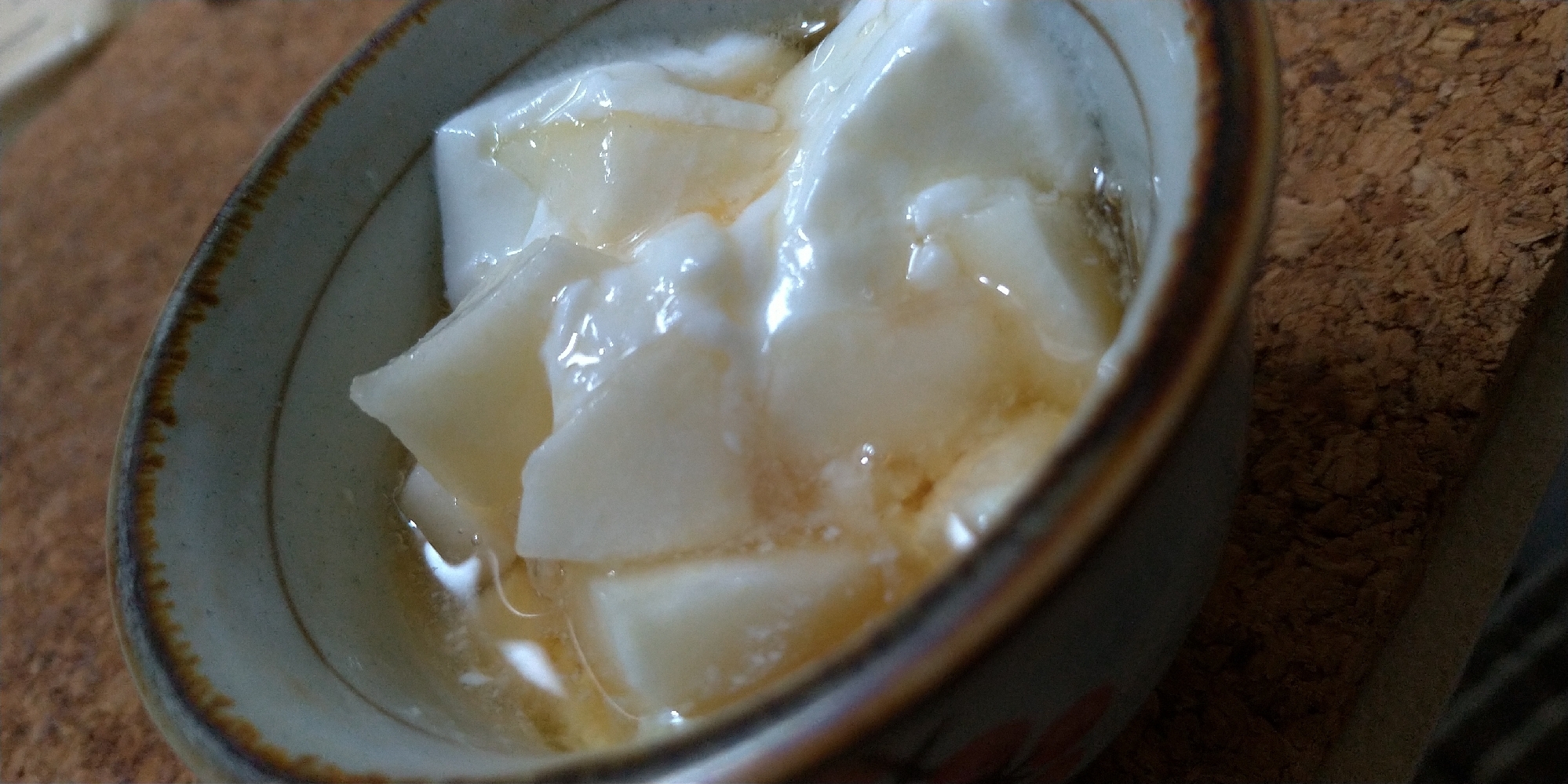 マクワウリのせ豆乳と豆乳ヨーグルト