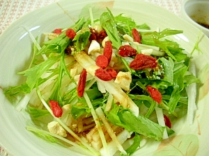 たれがおいしい！☆大根と水菜の韓国風サラダ☆