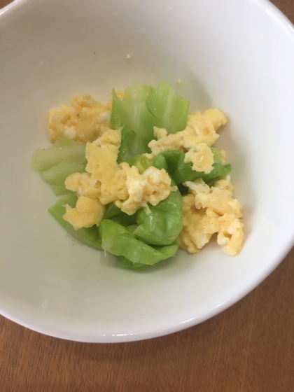 幼児食☆卵とキャベツの炒め物