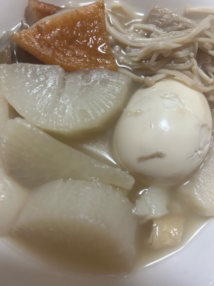 大根と卵とさつま揚げの煮物