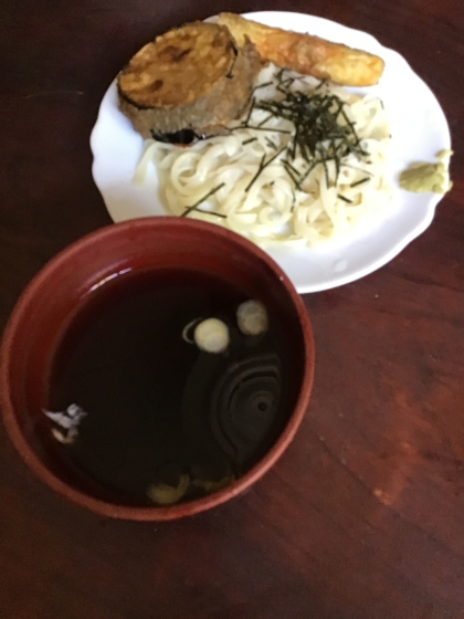 うどんと一緒に、ごちそうさま。