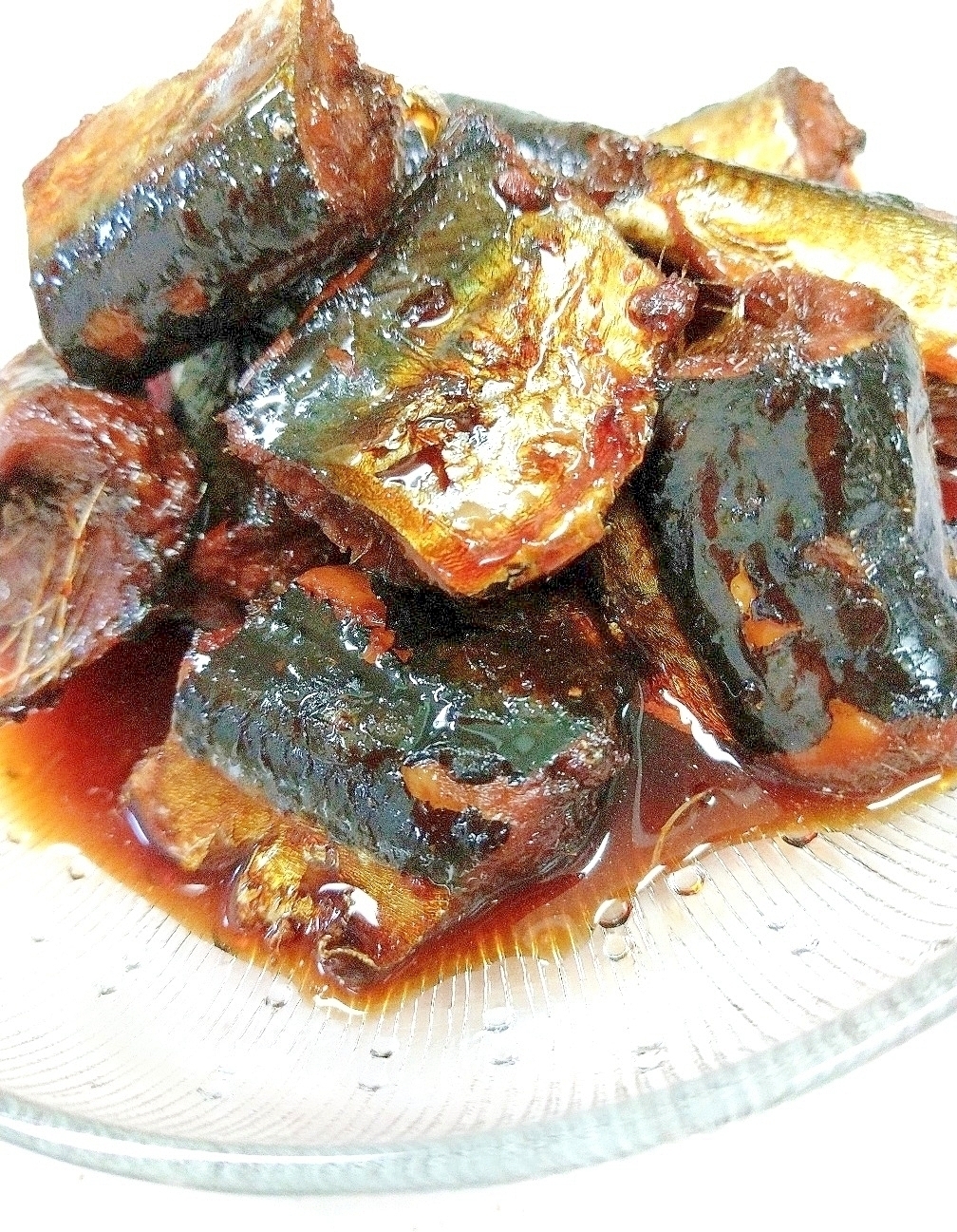 骨まで食べられる!(^^)うるめイワシの甘辛煮♪