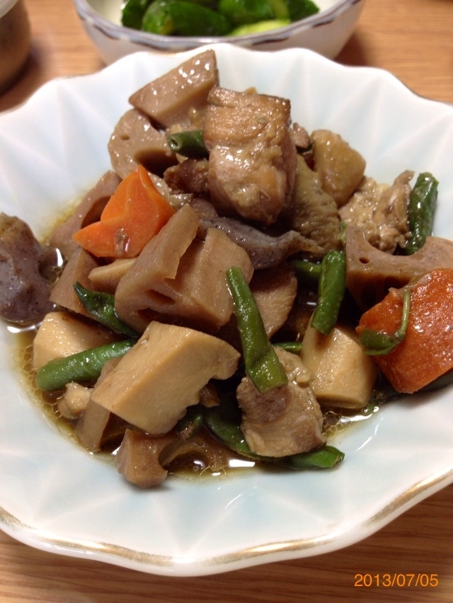 圧力鍋で簡単 筑前煮 O O レシピ 作り方 By Dokinchan717 楽天レシピ 圧力鍋で簡単 筑前煮 O O レシピ 作り方 By Dokinchan717 楽天レシピ