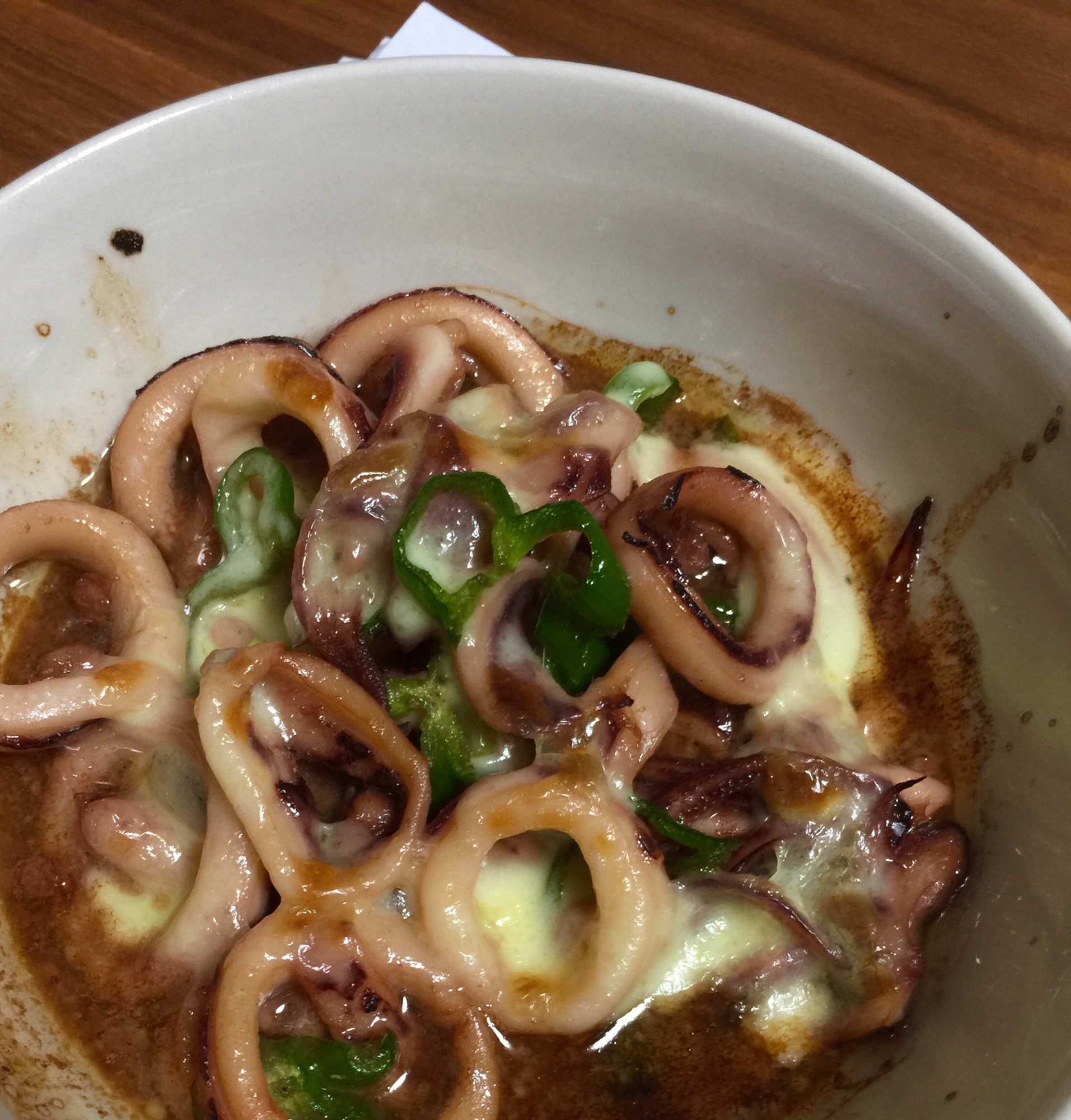 子供達大好き！イカのマヨチーズ焼き