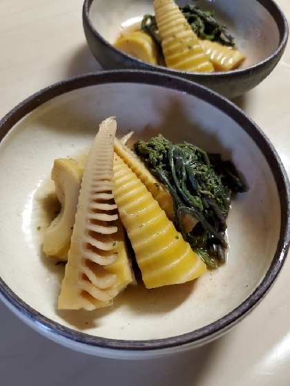 筍とワラビの煮物