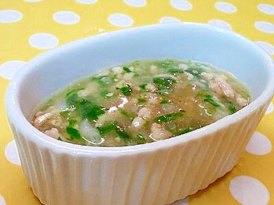 【離乳食】鶏ミンチ&大根の味噌炒め風