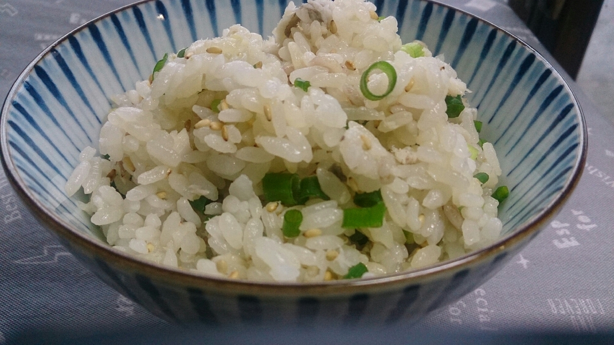 蒸しイワナの混ぜご飯