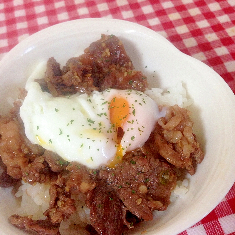 温玉のプルコギ丼♡