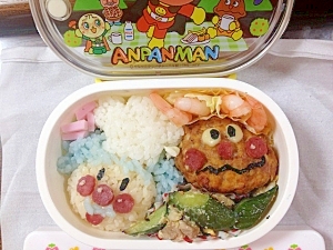 ジャムおじさん カレーパンマン弁当 レシピ 作り方 By Yuyu 0808 楽天レシピ