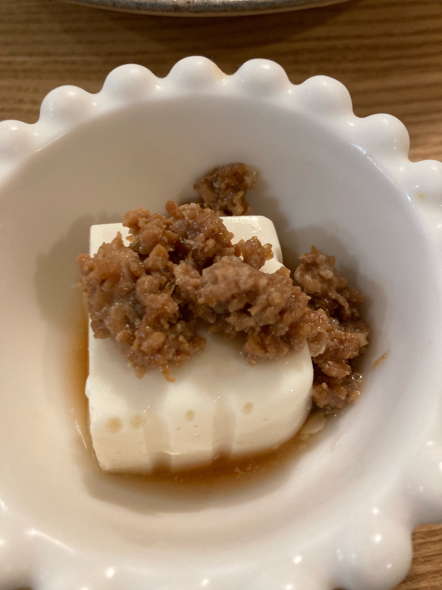 そぼろのお豆腐