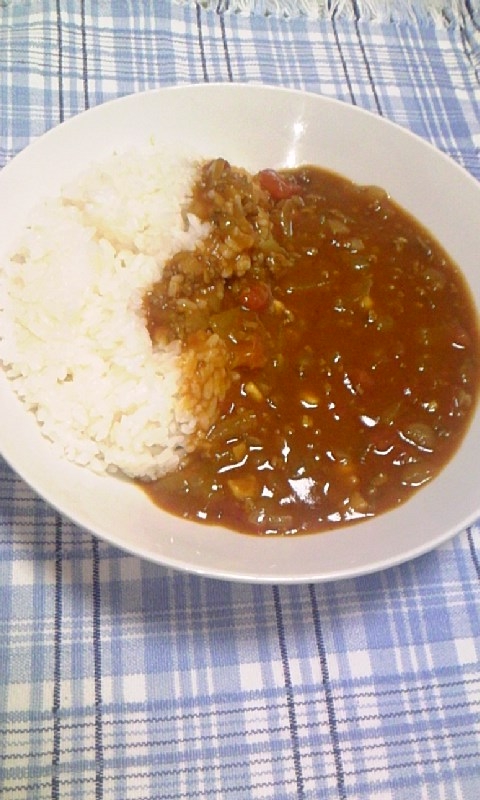 簡単！トマト缶deカレーライス♪