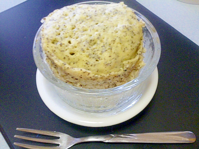 レンジで1分♪紅茶が香る♪HMで♪マグカップケーキ