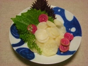 減塩にて　お漬物感覚で頂ける和え物は嬉しいです。塩とワサビだけとは思えなく美味しく頂きました。ご馳走さまでした♪