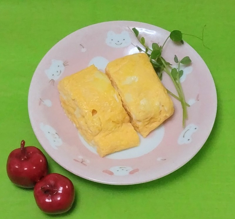 ✨コンソメ&チーズの卵焼き✨タンパク質⚠️低糖質