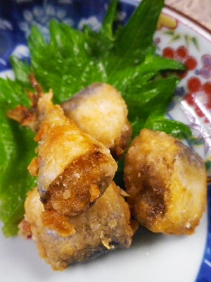 鰯の筒切り竜田揚げ レシピ 作り方 By Leopoo 楽天レシピ