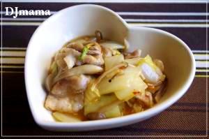 白菜消化メニュー♬白菜の中華炒め