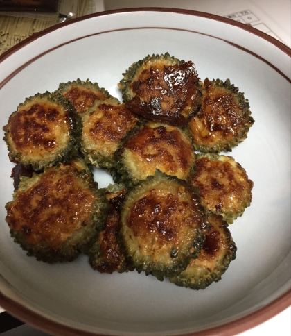 ゴーヤーの肉詰め