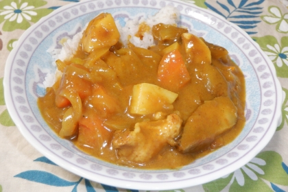 鶏むね肉で☆長芋入りチキンカレー