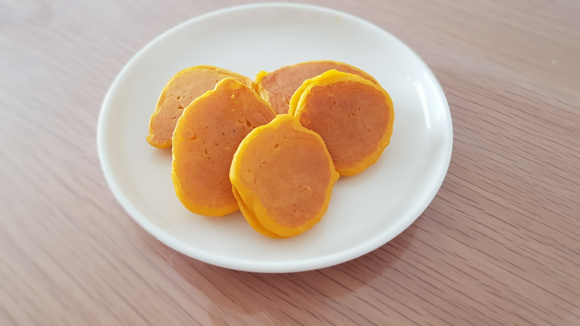 【離乳食おやつ】かぼちゃのパンケーキ