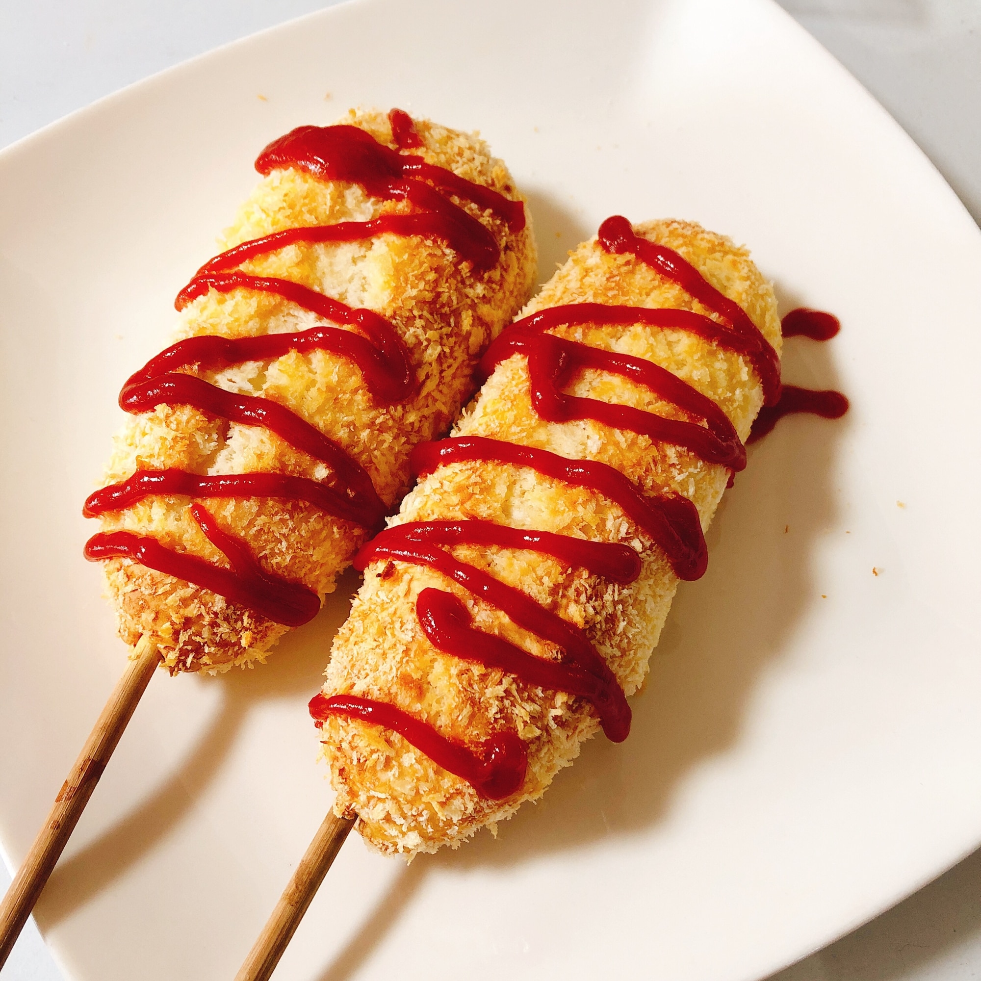 揚げない チーズハットグ レシピ 作り方 By うめぐ 楽天レシピ 揚げない チーズハットグ レシピ 作り方 By うめぐ 楽天レシピ