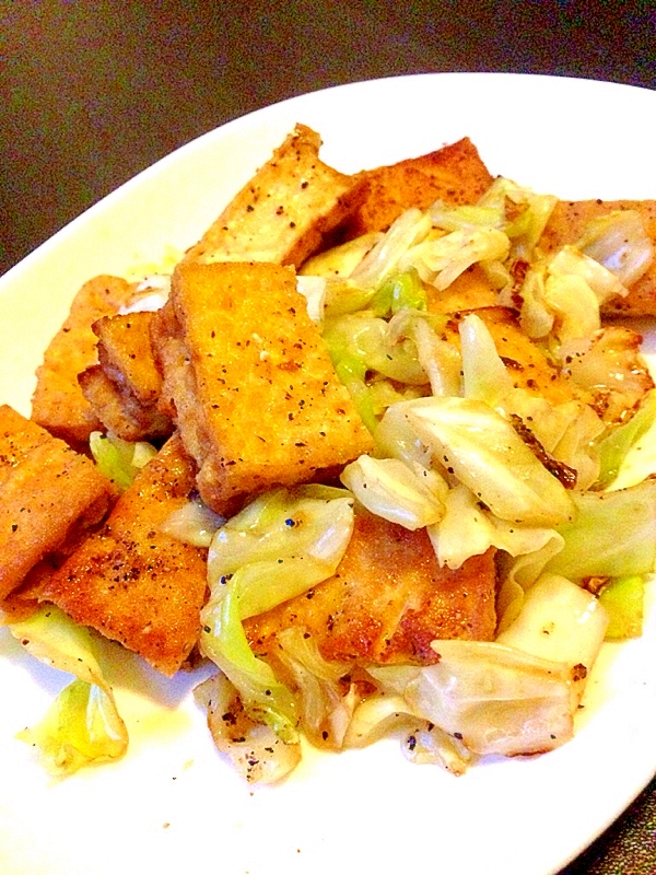 簡単 パパッとおかず 厚揚げとキャベツ炒め レシピ 作り方 By あんこ W 楽天レシピ 簡単 パパッとおかず 厚揚げとキャベツ炒め レシピ 作り方 By あんこ W 楽天レシピ