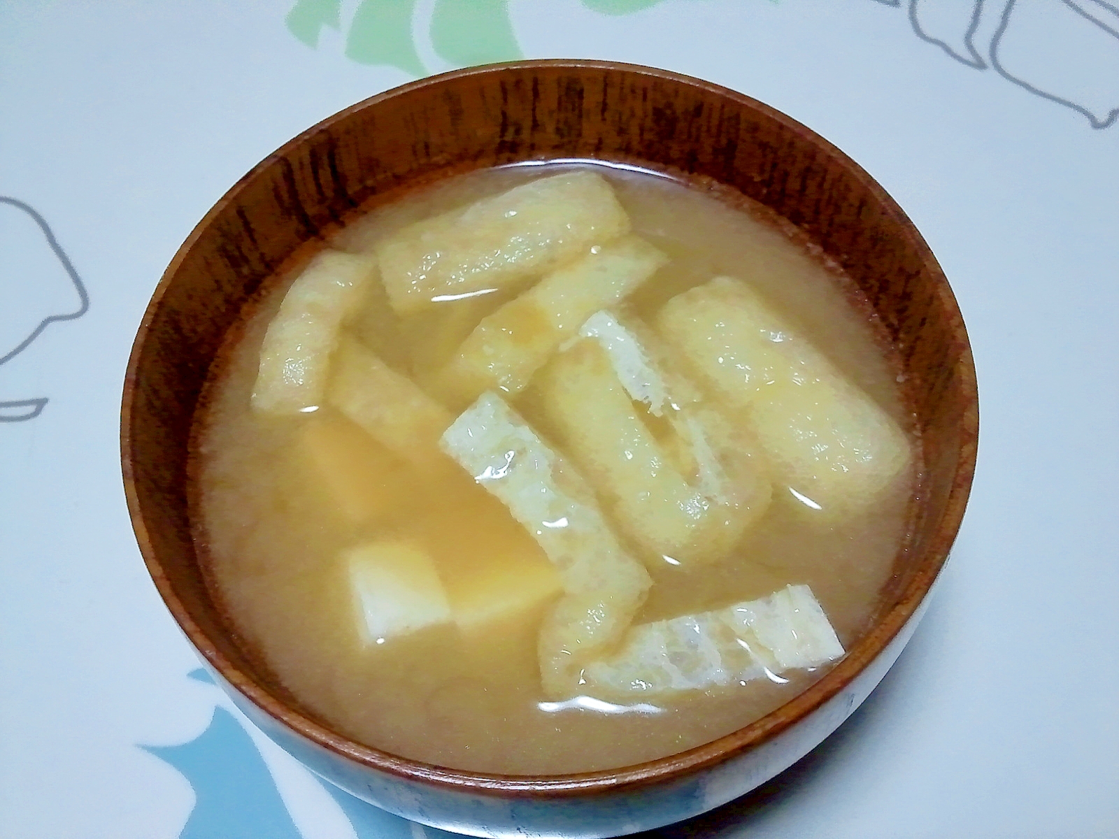 豆腐と油揚げの味噌汁＋＋