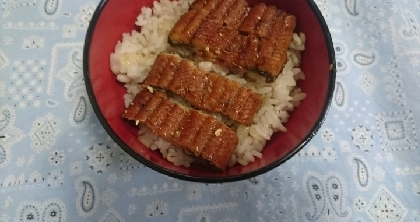 土用丑の日のうなぎ丼