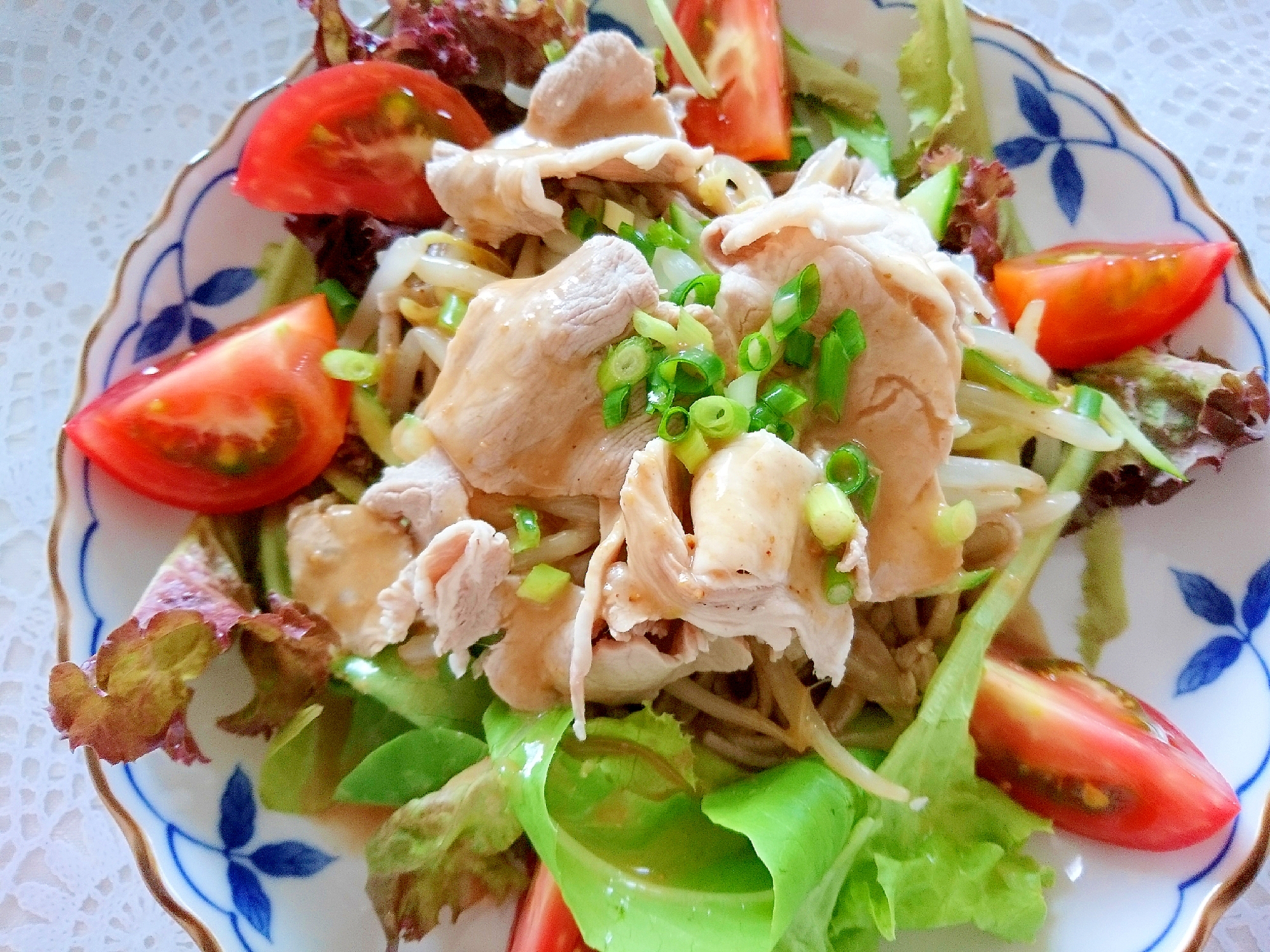 冷やし肉しゃぶ蕎麦