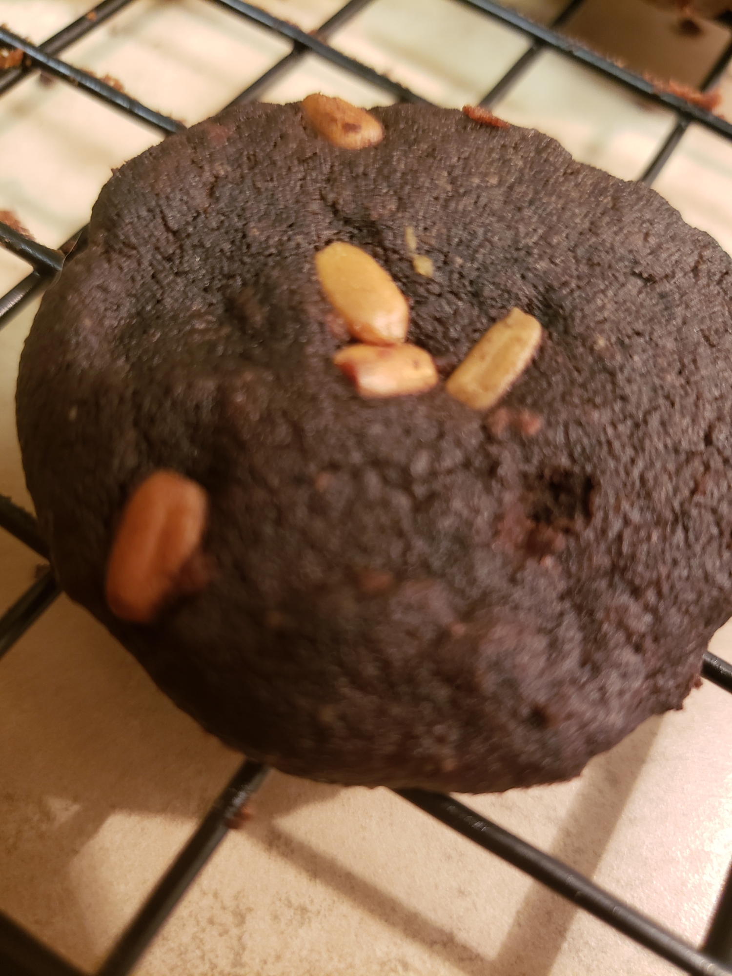 ひまわりの種のブラックココアクッキー