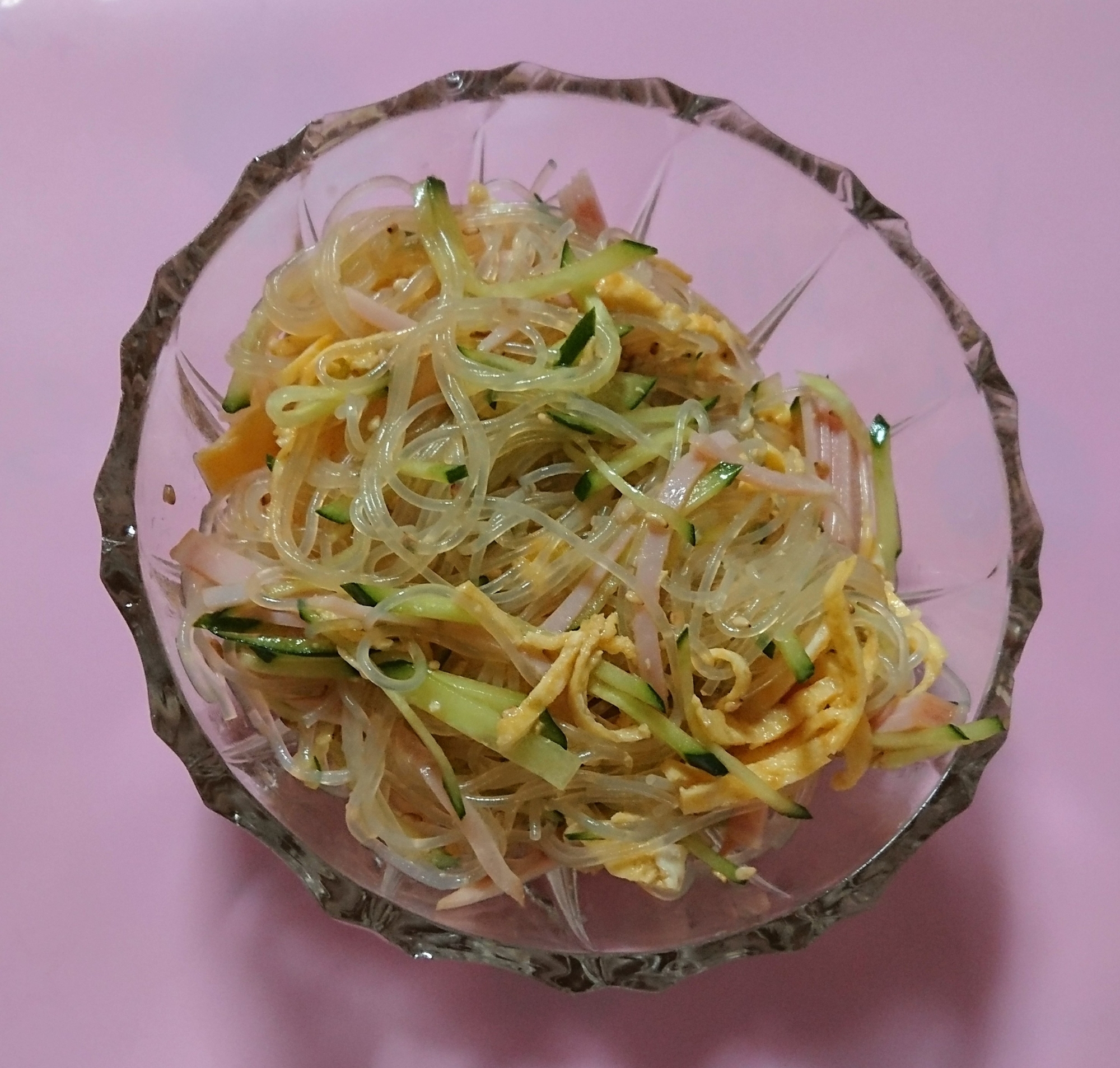 子供に人気のはるさめサラダ