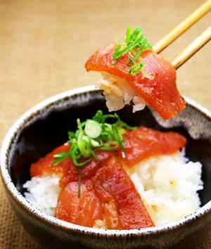 マグロのキムチ醤油付け【キムチ醤油】