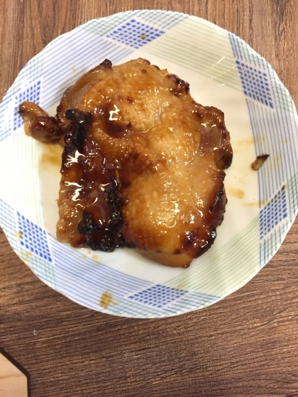 大好きな照り焼き！
ニンニクがきいてます(^^)