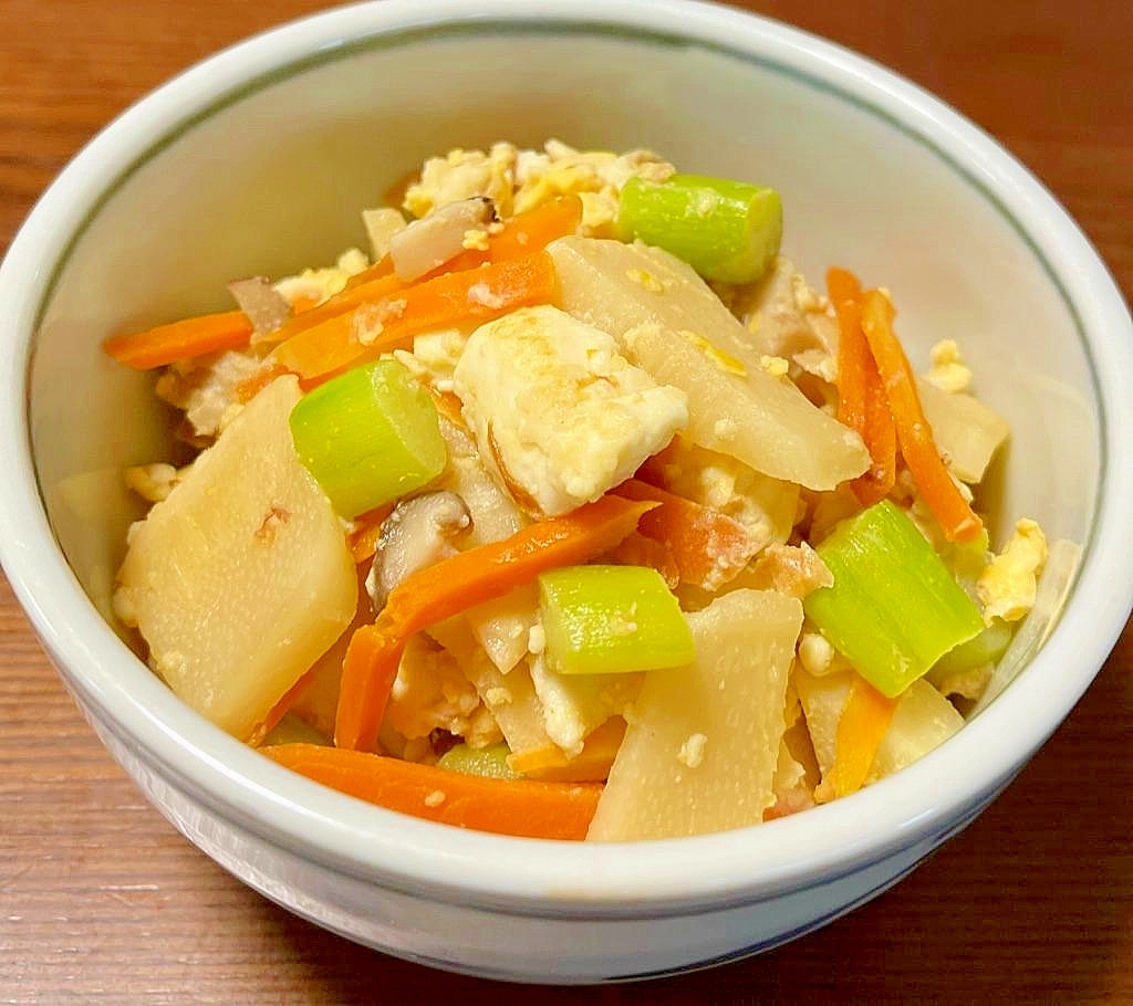 春野菜の炒り豆腐
