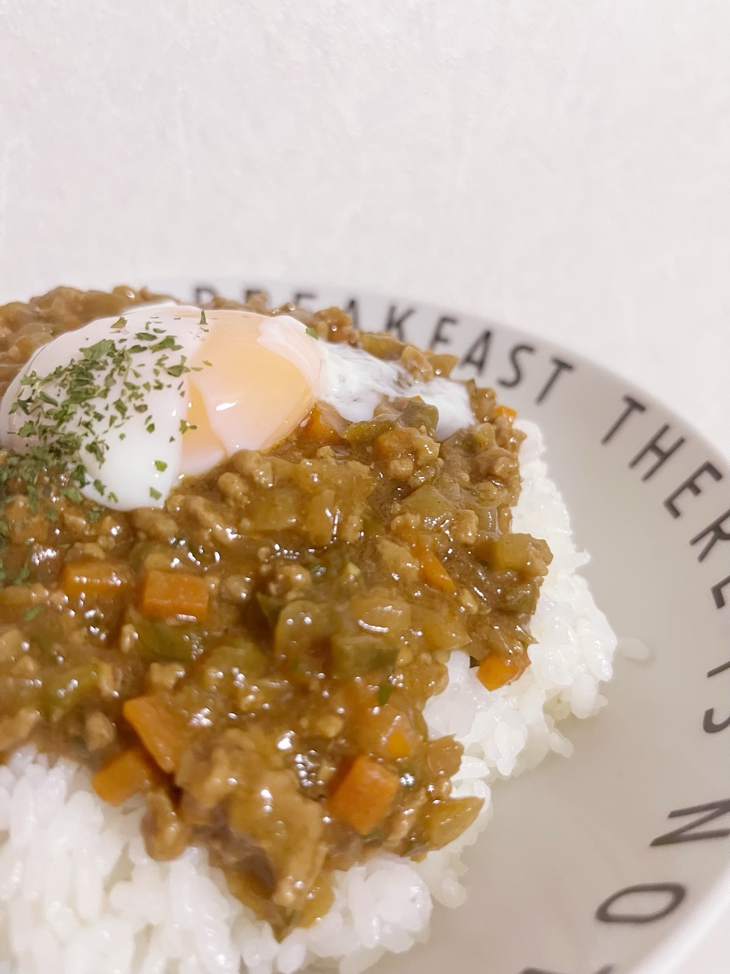 レンジで時短！キーマカレー