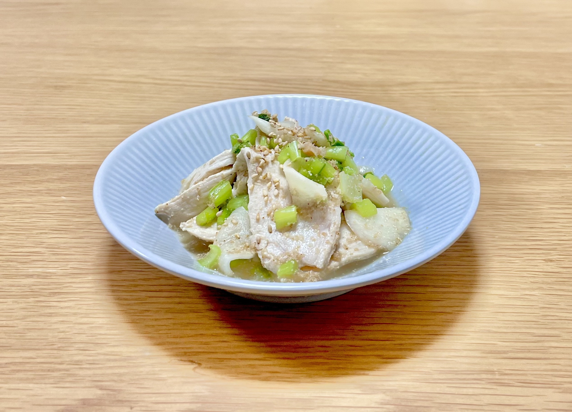 ゆる四毒抜き◆鶏むね肉と蕪のポン酢和え