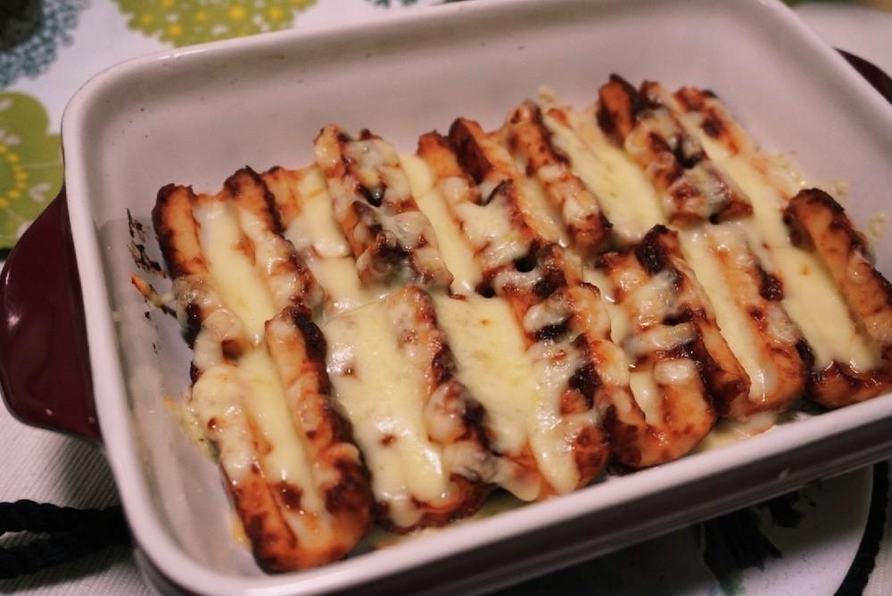 簡単お弁当おかず!ちくわの味噌チーズ