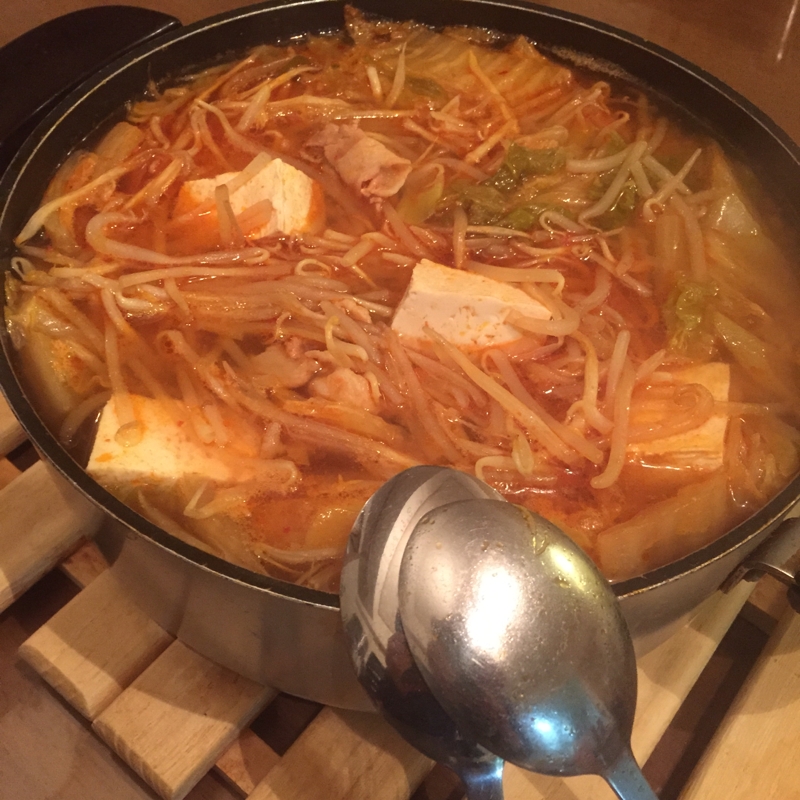 超簡単♪日本人好みの韓国風チゲスープ