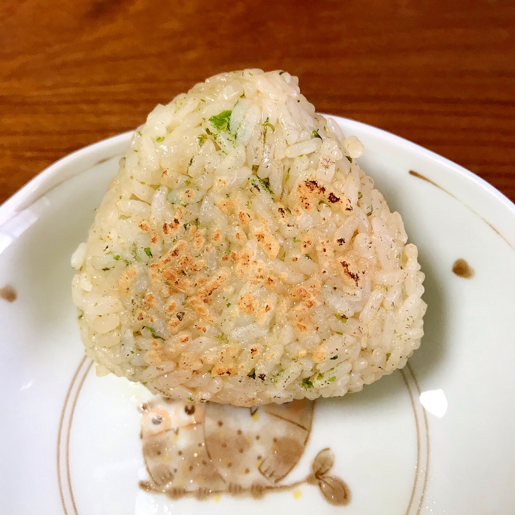 青のり醤油の焼きおにぎり