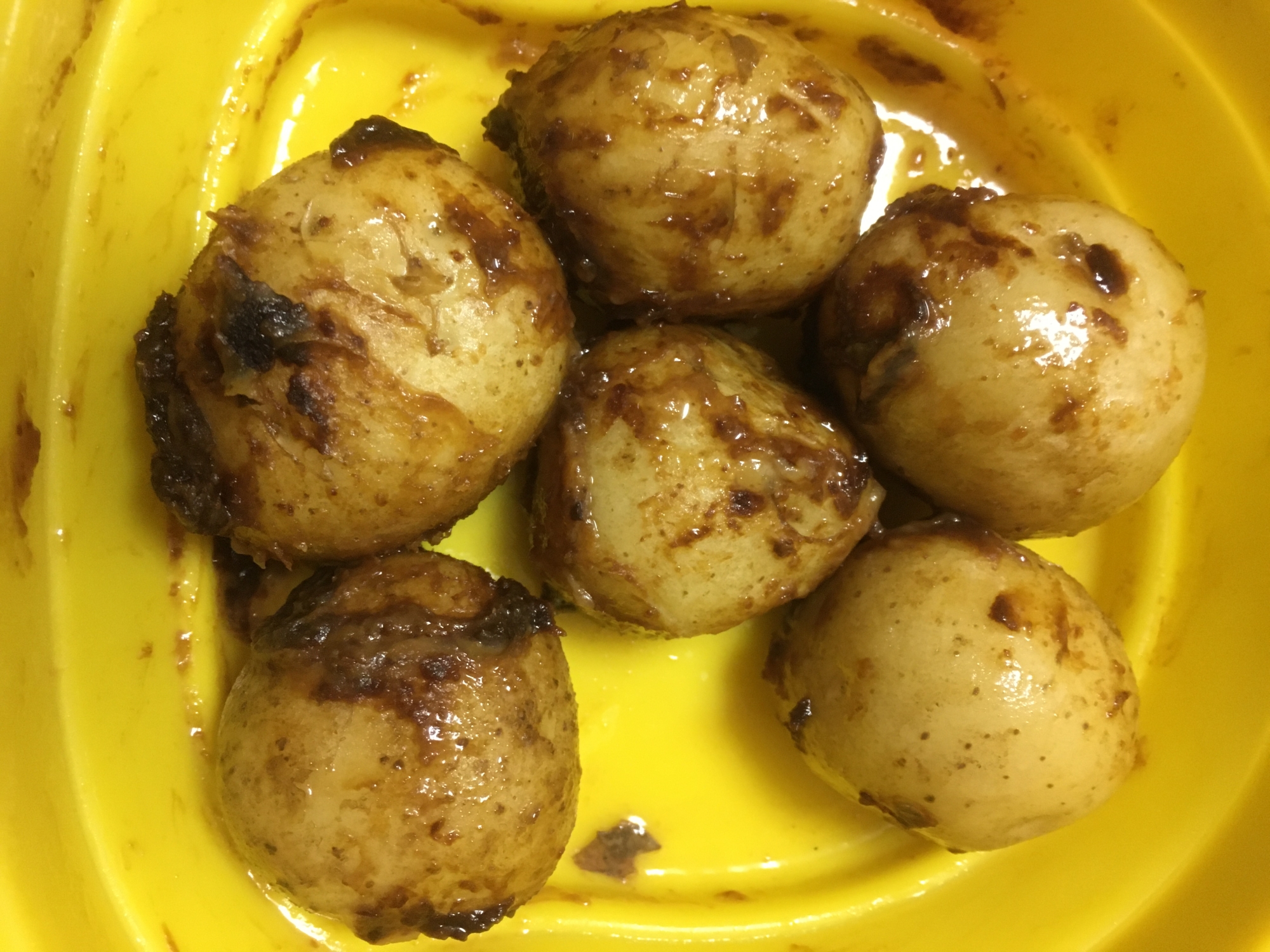 電子レンジで 新じゃが味噌バター