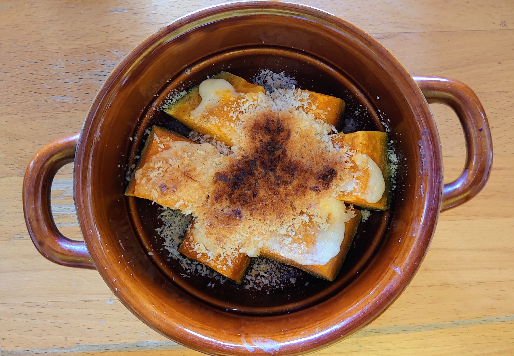 包丁いらず！かぼちゃのパン粉焼き