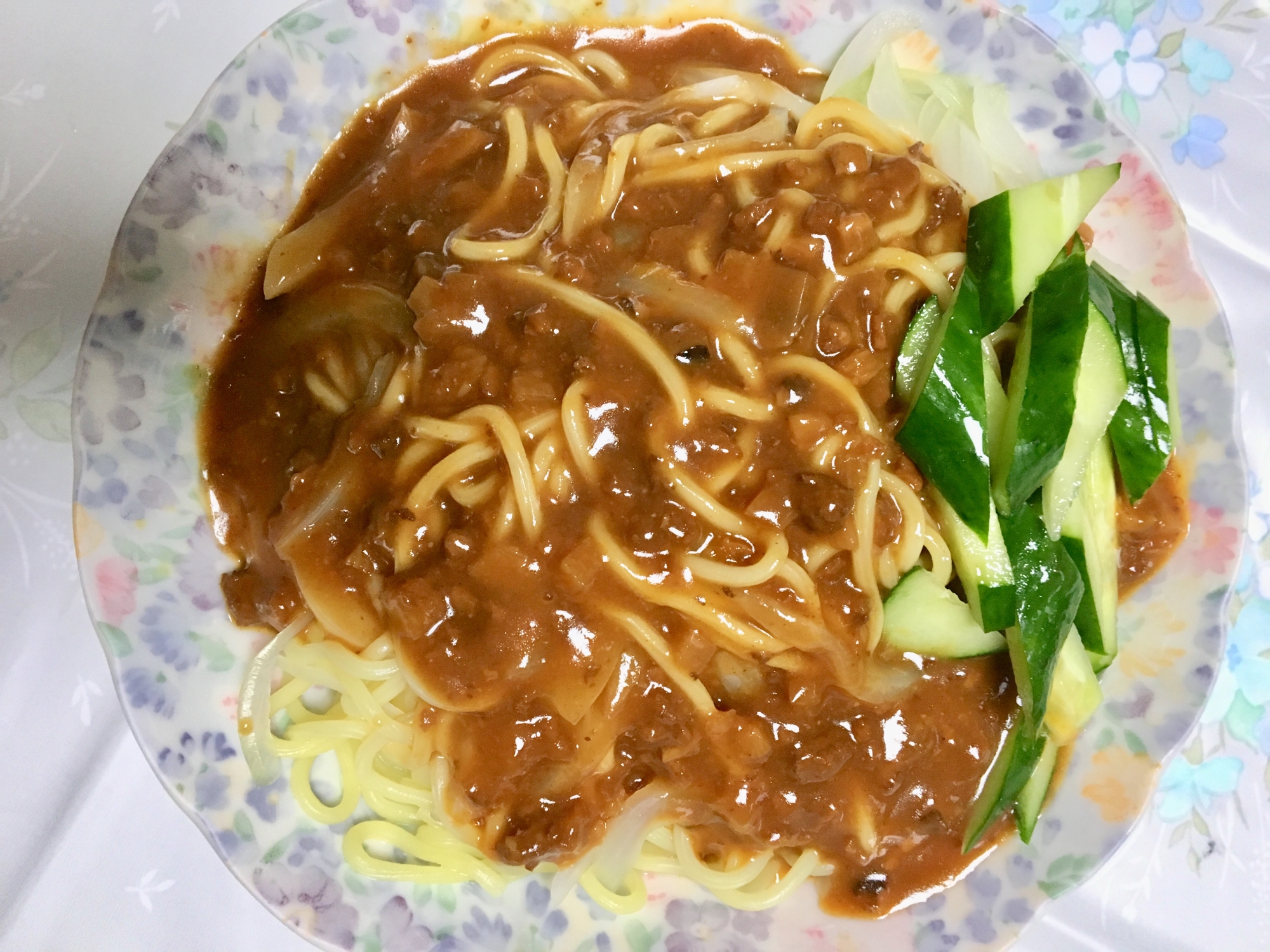 ジャージャー麺！肉みそが美味しい！