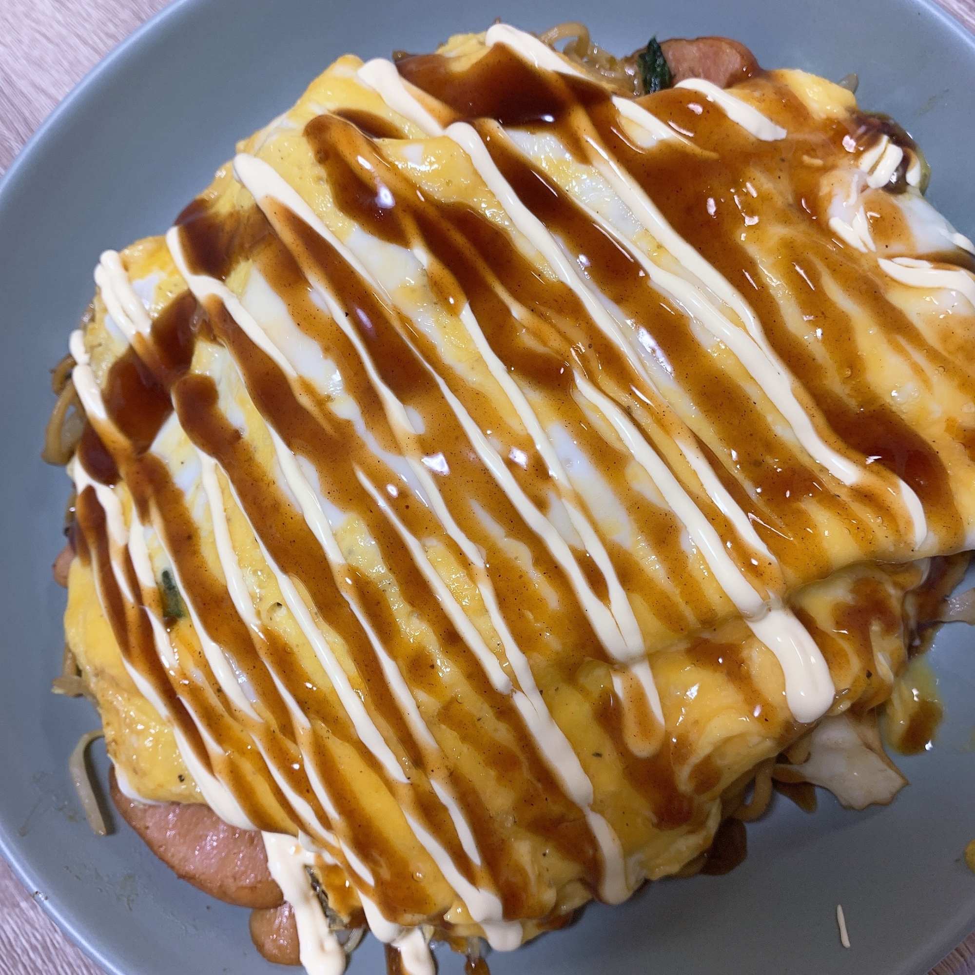 オムチーズ焼きそば