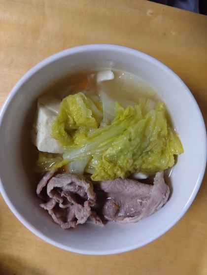 煮るだけ10分♡余った白菜♡白菜と豚肉のくたっと煮