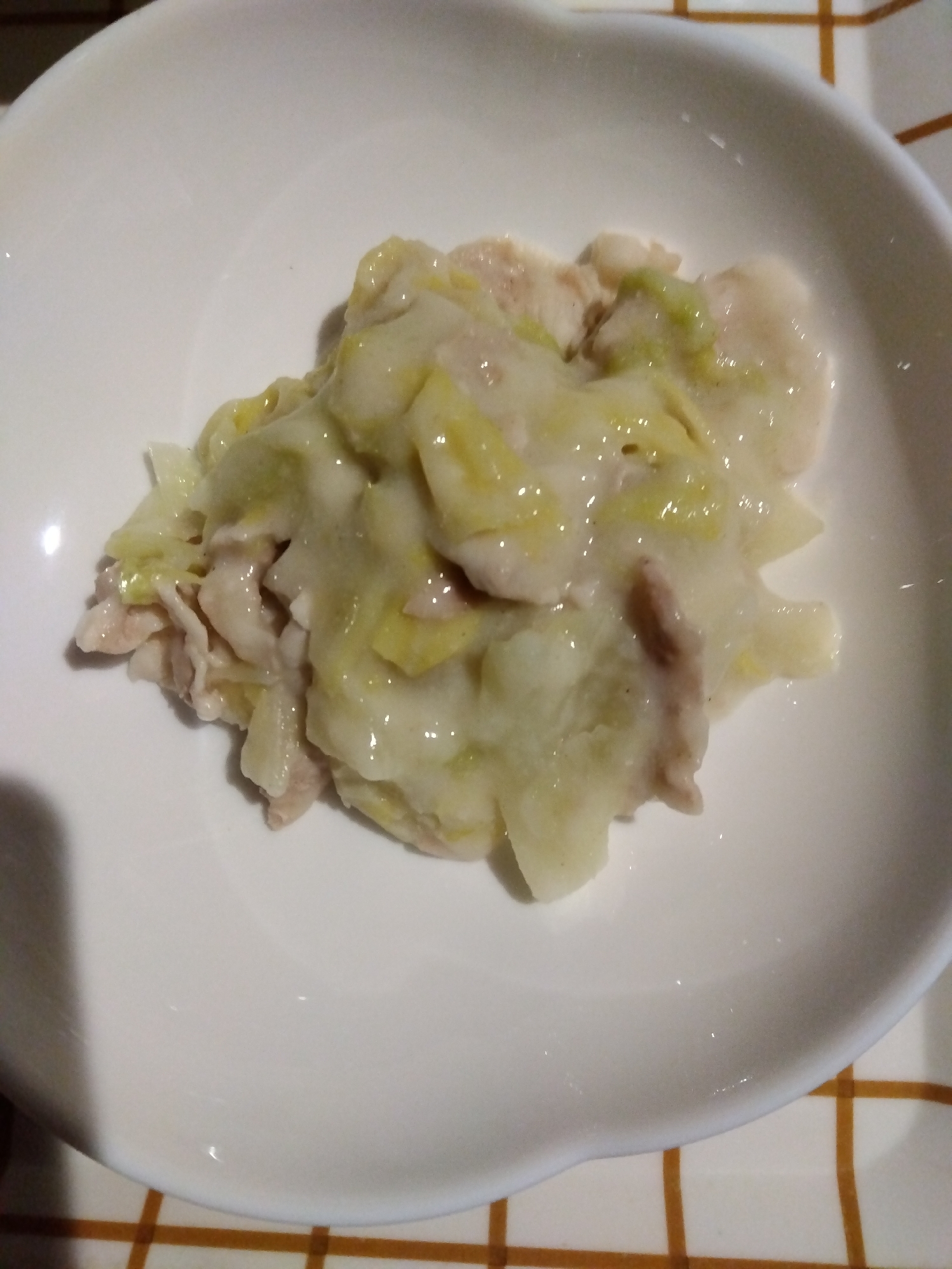 きゃべつと豚肉のシチュー煮