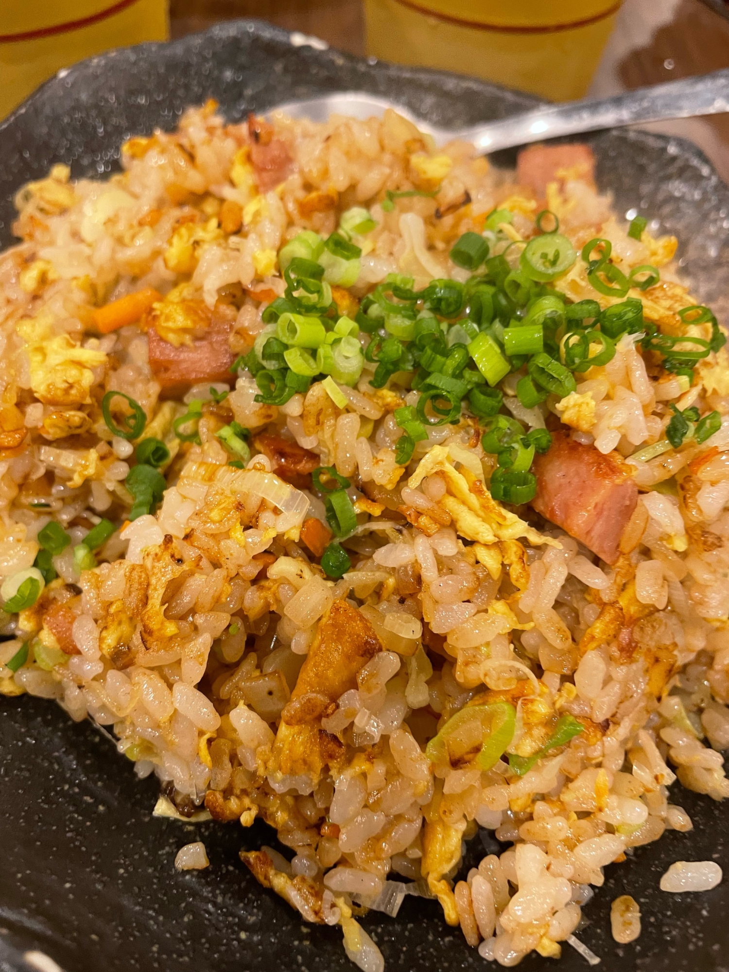 ハムで豚キムチチャーハン