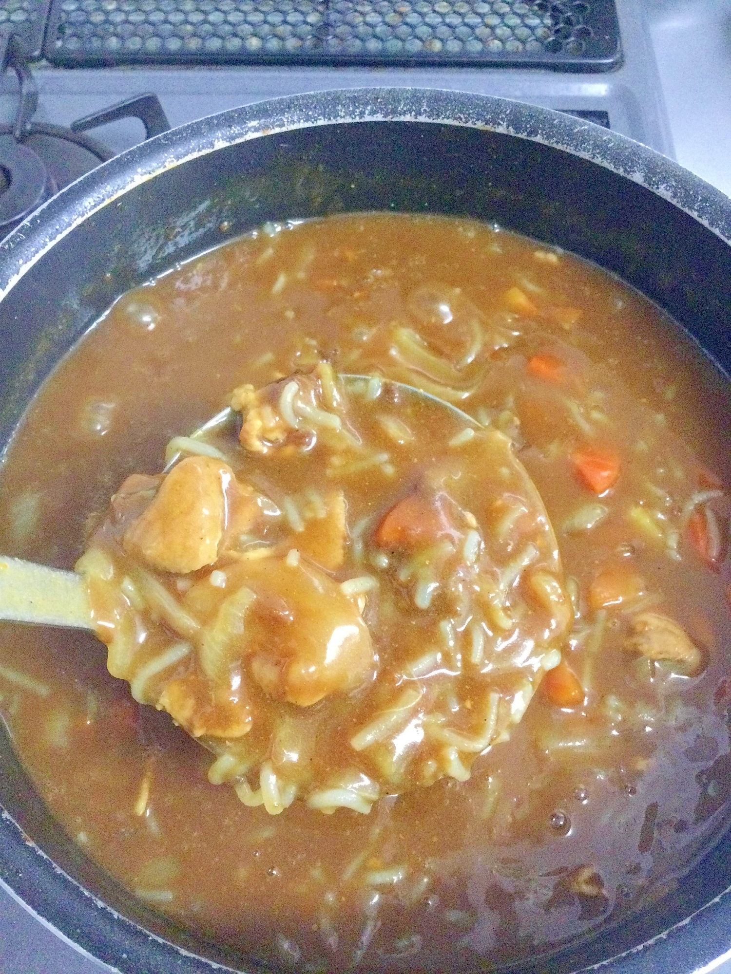 食物繊維たっぷりヘルシーしらたきカレー