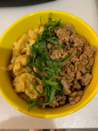 三色丼